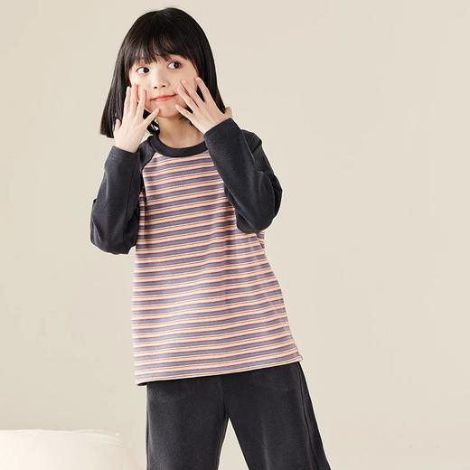 【24年反季特价清仓】龙之涵 亲子款小线条长袖衫 抗静电 婴幼儿A类标准 3色可选 100-175码 商品图12