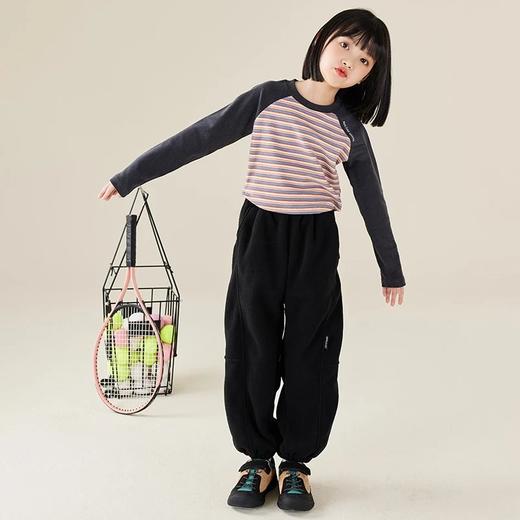 【2025反季抄底清仓】  龙之涵 亲子款“探险自然”摇粒绒休闲裤 中大童秋冬保暖运动裤 抗静电 A类 商品图8