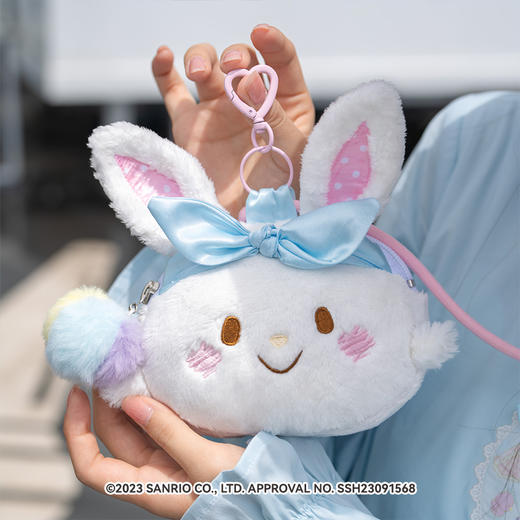 【GSC现货】三丽鸥许愿兔可爱毛绒斜挎包小包零钱包 商品图3