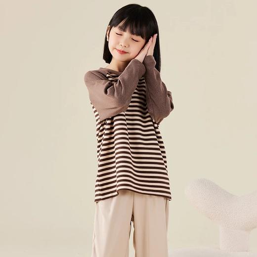 【24年反季特价清仓】龙之涵 亲子款小线条长袖衫 抗静电 婴幼儿A类标准 3色可选 100-175码 商品图10