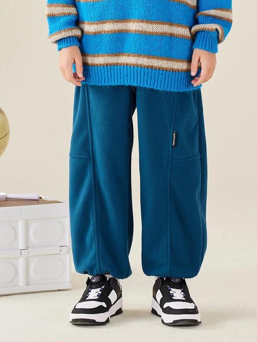 【爆款特价返场 7天发货】龙之涵 亲子款“云朵旅行记”休闲卫裤 秋冬新款中大童毛圈布卫裤 婴幼儿A类标准 4色可选 100-175码 商品图6