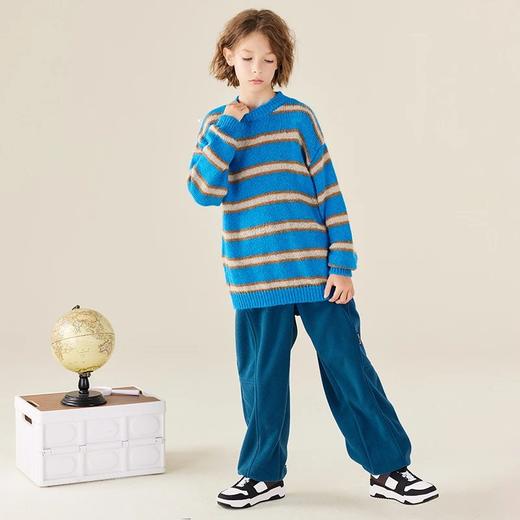 【2025反季抄底清仓】  龙之涵 亲子款“探险自然”摇粒绒休闲裤 中大童秋冬保暖运动裤 抗静电 A类 商品图13