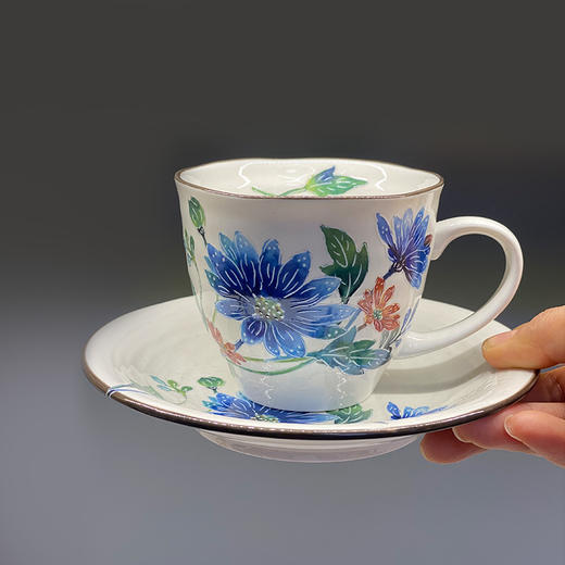 日本和蓝花衣咖啡杯碟套装-两杯两碟 商品图3
