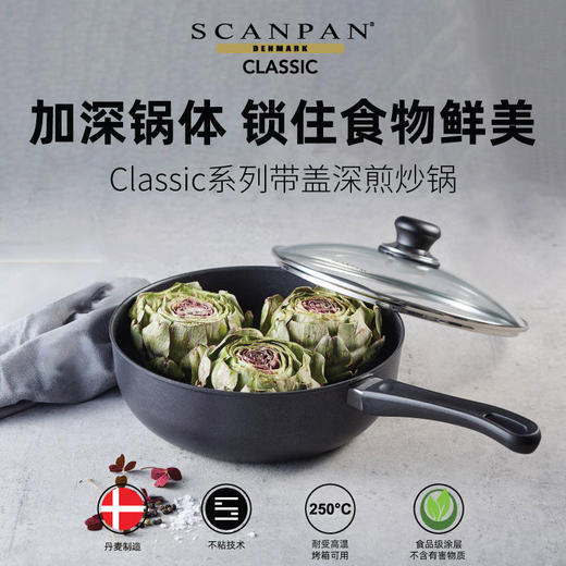 丹麦进口CANPAN经典系列煎炒锅26cm 商品图2