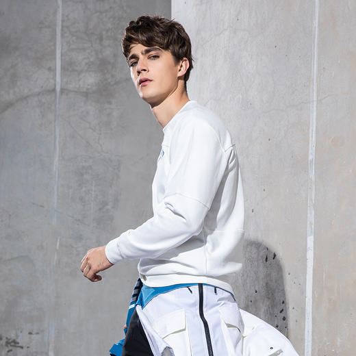 卡尔美休闲男士套头卫衣时尚男休闲套头衫 商品图3