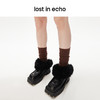 [福利价]虞书欣同款lost in echo毛绒厚底增高方头防寒保暖雪地靴短靴女 商品缩略图4