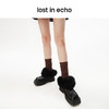 [福利价]虞书欣同款lost in echo毛绒厚底增高方头防寒保暖雪地靴短靴女 商品缩略图3