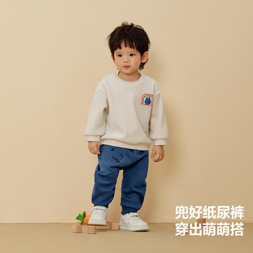 【远红外发热】迷你巴拉男童女童屁屁裤宝宝加绒保暖休闲长裤 商品图2