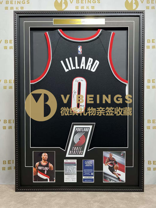 收藏系列 利拉德 开拓者队黑色加签款 亲笔签名球衣 商品图1