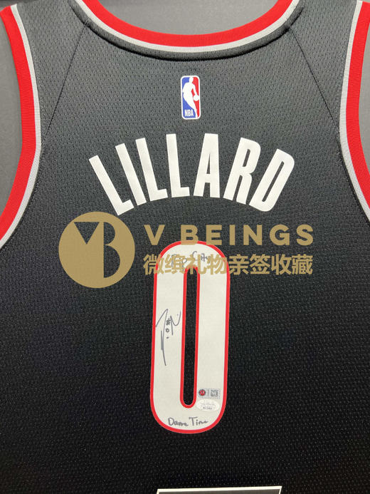 收藏系列 利拉德 开拓者队黑色加签款 亲笔签名球衣 商品图2