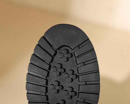 西村名物2023秋季新品圆头粗跟小腿靴法式长靴不过膝女X23DI4533101B 商品图6