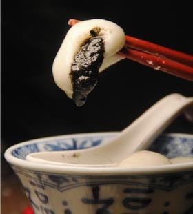 宁波汤团（猪油芝麻馅）