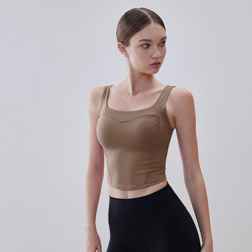 跃牌【禅语梵心系列】防震跑步美背健身文胸普拉提上衣瑜伽背心  WX2317（带胸垫） 商品图5