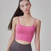 跃牌【周游世界系列】细肩带外穿瑜伽背心收副乳防震跑步健身美背运动内衣 BR1473（带胸垫） 商品缩略图2