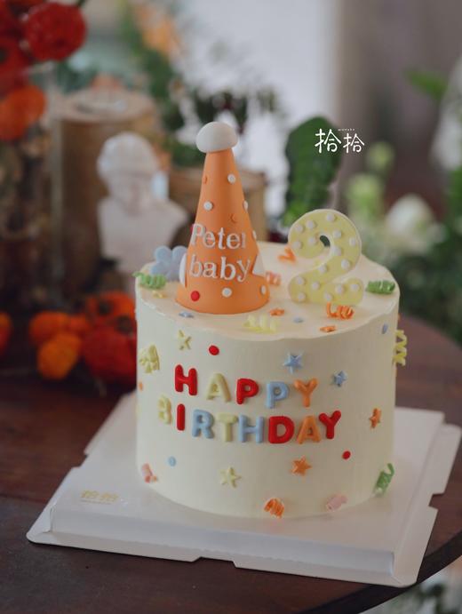 「童趣满满」名字岁数可改·翻糖巧克力·100%动物奶油（附图6寸加高·提前3天预订） 商品图2