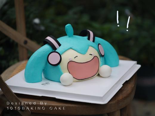 「Miku 初音未来」翻糖巧克力·100%动物奶油（附图6寸造型·提前5天预订） 商品图1