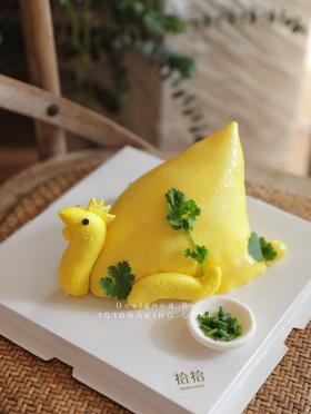 「广东，无鸡不成宴！」翻糖巧克力·100%动物奶油（附图6寸造型·提前5天预订）