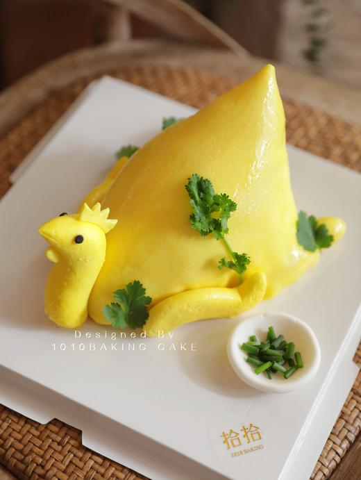 「广东，无鸡不成宴！」翻糖巧克力·100%动物奶油（附图6寸造型·提前5天预订） 商品图1