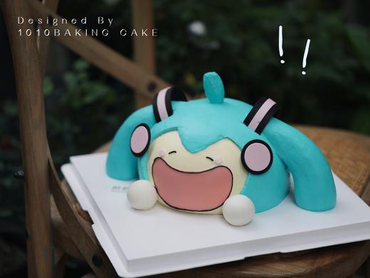 「Miku 初音未来」翻糖巧克力·100%动物奶油（附图6寸造型·提前5天预订） 商品图2