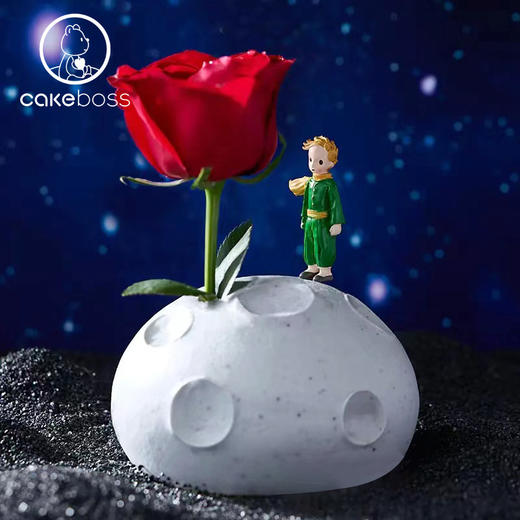 【私人订制】小王子和他的玫瑰水果奶油生日蛋糕 商品图0