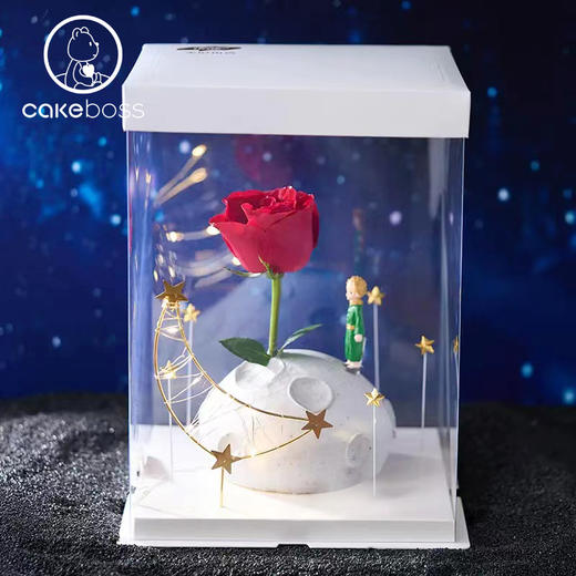 【私人订制】小王子和他的玫瑰水果奶油生日蛋糕 商品图1