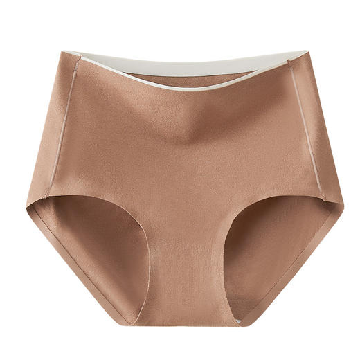 【福利价49元/2件】【龙贝莱精选】秋冬羊绒蛋白条纹保暖高腰紫杉醇抑菌提臂内裤H233272158 商品图4