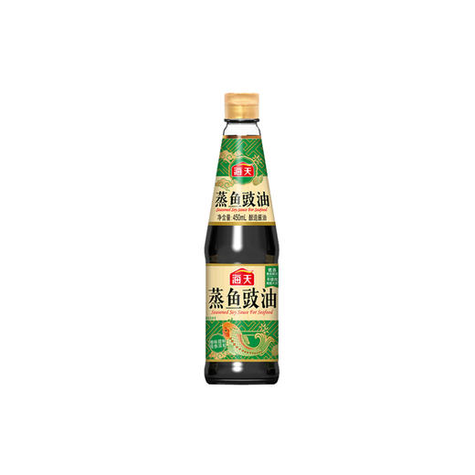 海天蒸鱼豉油450ml/瓶浓郁炖鱼炒菜增味提鲜去腥调味品 商品图1