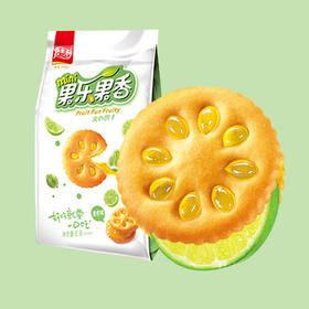 嘉士利果乐果香果酱夹心饼干青柠味85g/袋