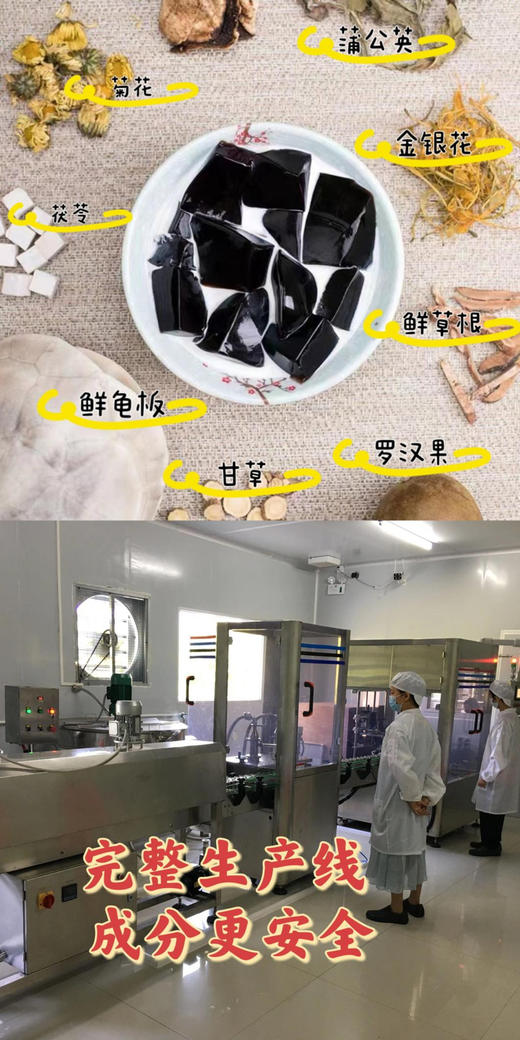 【290项农残0检出 O添加 防腐】【真龟熬制龟苓膏】 传统古法配方熬制 商品图14