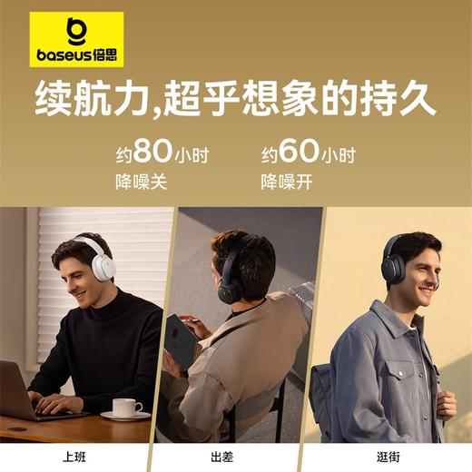 倍思 Bowie系列 H1 Pro 头戴式降噪耳机 商品图5