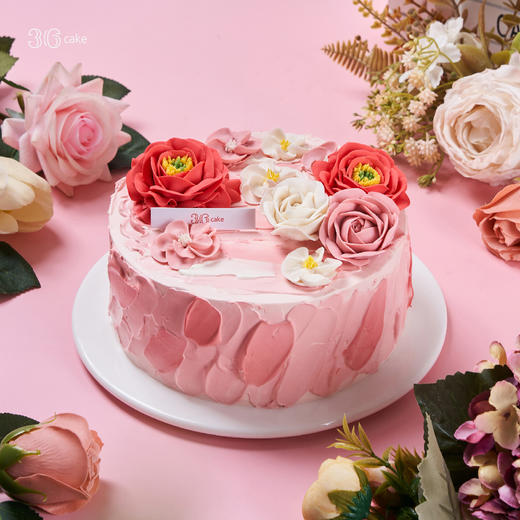 雷诺阿玫瑰 · 白桃乌龙，可选 1.5/2.5 磅-冰淇淋口味仅限深圳广州佛山可选 商品图0