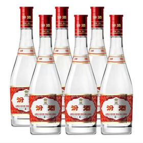 [白酒]汾酒 玻汾(红盖)42度475ml(光瓶)