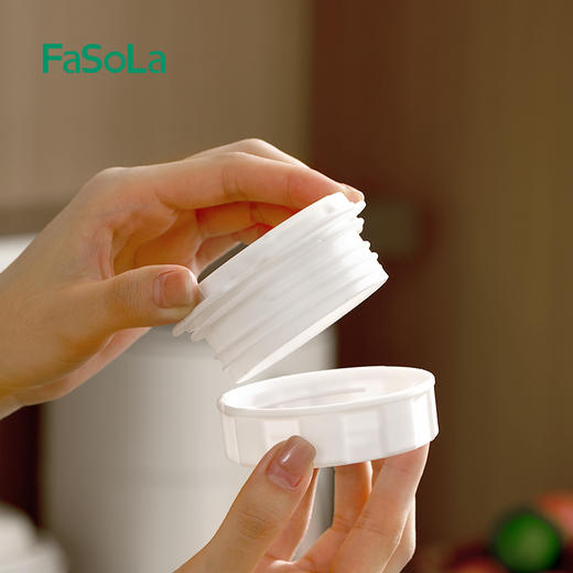 FaSoLa厨房双开口出料嘴燕麦面粉防潮密封夹袋装食品保鲜封口盖 商品图12