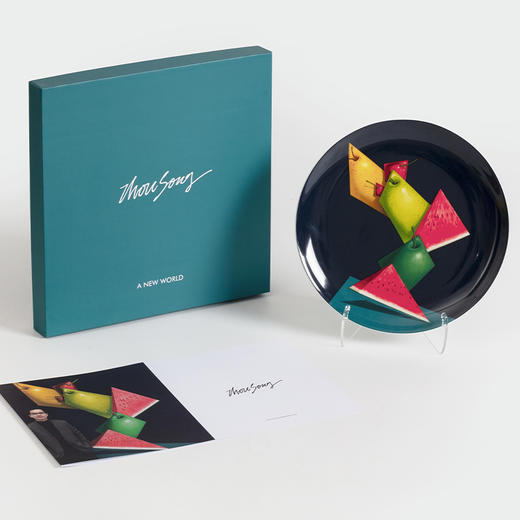 嘉德文创 | 艺术家周松限量版骨瓷圆盘 商品图2