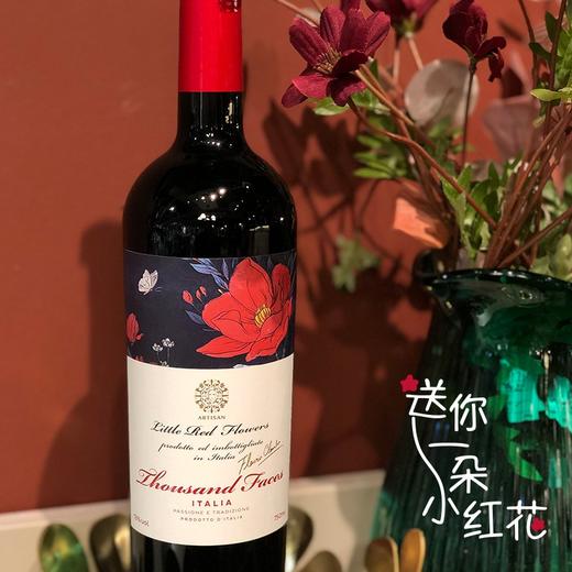 小红花干红葡萄酒 意大利原瓶原装进口 卡斯特拉尼 商品图1