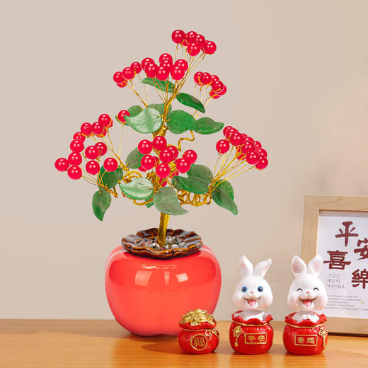 晶石小镇 事事如意发财树约30CM 商品图2