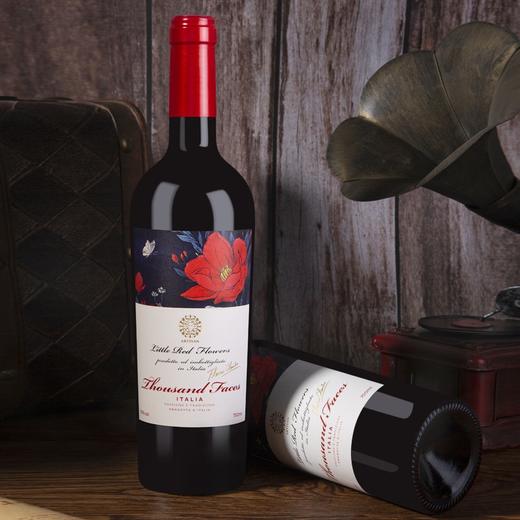 小红花干红葡萄酒 意大利原瓶原装进口 卡斯特拉尼 商品图0