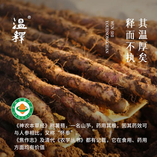 温释有机铁棍山药净重4斤/箱 商品图4