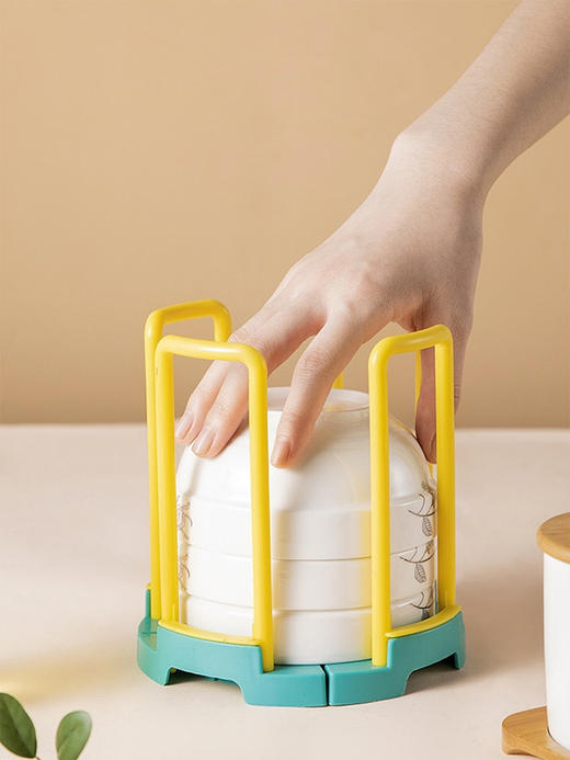 可伸缩碗架厨房多功能碗盘餐具收纳架沥水置物架1个 商品图2