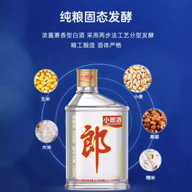 【浓酱兼香型】郎酒小郎酒100ml 45度