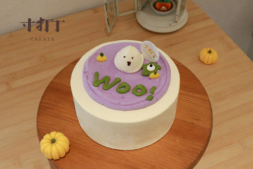 WOO！怪可爱·芋泥奶油蛋糕丨（可备注少糖） 商品图0