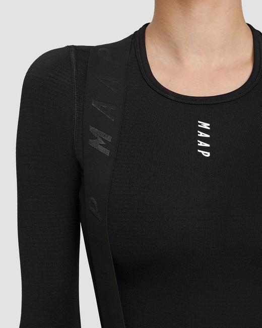 MAAP 女士 Thermal Base Layer LS Tee Black 加绒长袖骑行打底 商品图4
