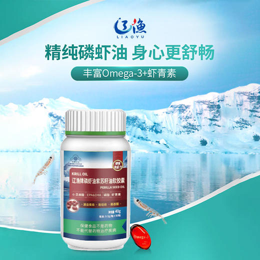 辽渔南极磷虾油紫苏籽油 商品图2