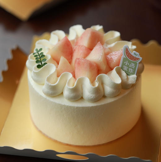 二人食桃你喜欢半磅蛋糕 商品图0