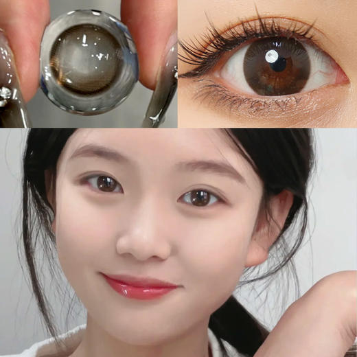 大直径融瞳巧克力半年抛美瞳14.5一片装（1副拍2，YB13） 商品图2