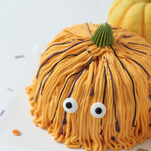 万圣节限定「哈啰喂」南瓜焦糖奶油蛋糕｜随机赠送万圣节发光戒指1枚，送完即止！ 商品图2