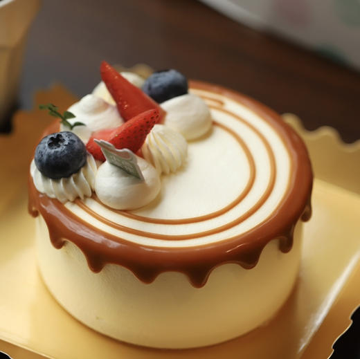 二人食焦糖海盐红茶半磅蛋糕 商品图0