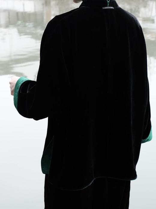 瑕疵|盛唐牡丹 |双面松鼠葡萄纹女外套/丝绒正反两穿 (不夹棉)[特价品] 商品图8