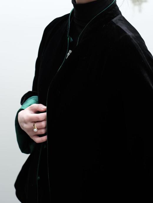 瑕疵|盛唐牡丹 |双面松鼠葡萄纹女外套/丝绒正反两穿 (不夹棉)[特价品] 商品图10