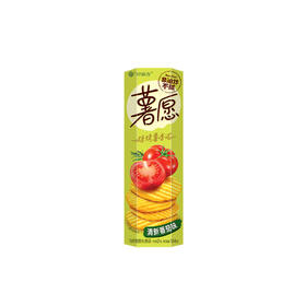 好丽友薯愿薯片碳烤土豆片清新番茄味104g/盒